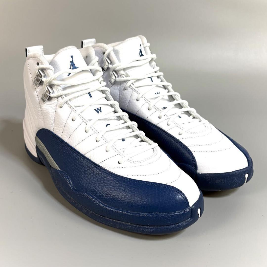 【未使用】NIKE JORDAN12 ブルー スニーカー 27.5cm 元箱付き