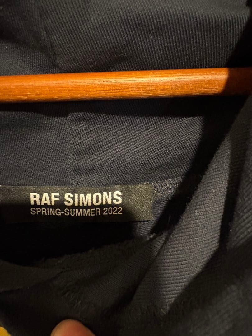 ☆RAF SIMONS☆ラブシモンズ22ssオーバーサイズデストロイフーディ