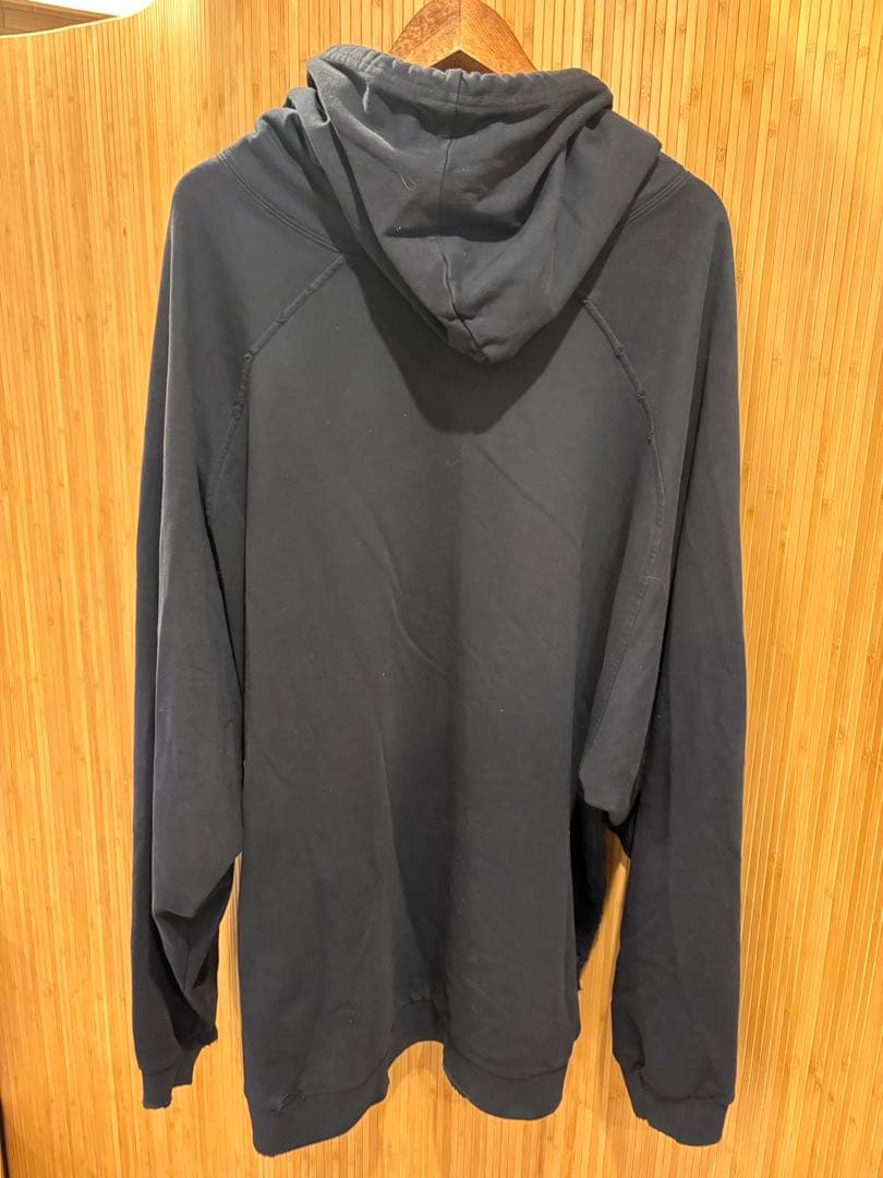 ☆RAF SIMONS☆ラブシモンズ22ssオーバーサイズデストロイフーディ