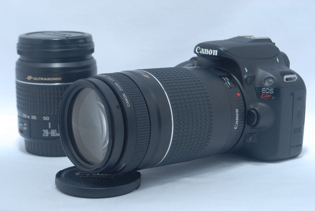 【美品】初心者おすすめ Canon Kiss X7 一眼レフカメラ レンズセット