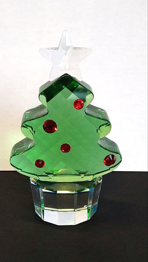 スワロフスキー　クリスタル　クリスマスツリー置物