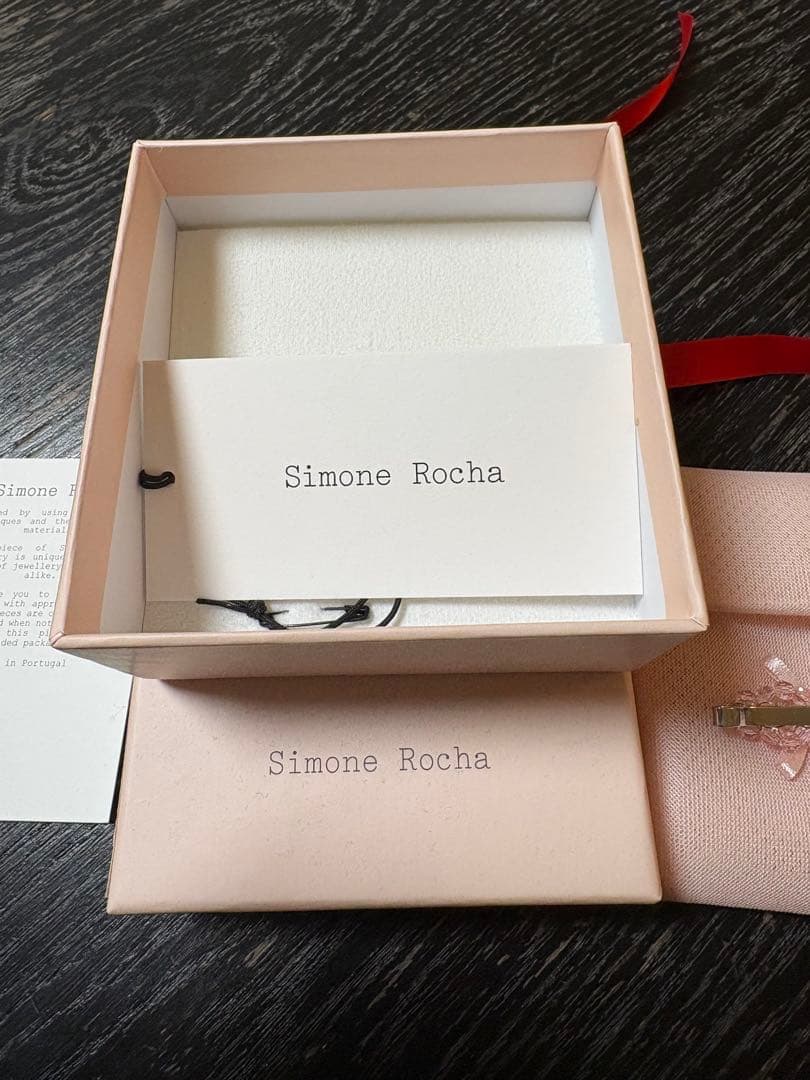 アクセサリー simone rocha PETITE BOW DETAIL FLOWER