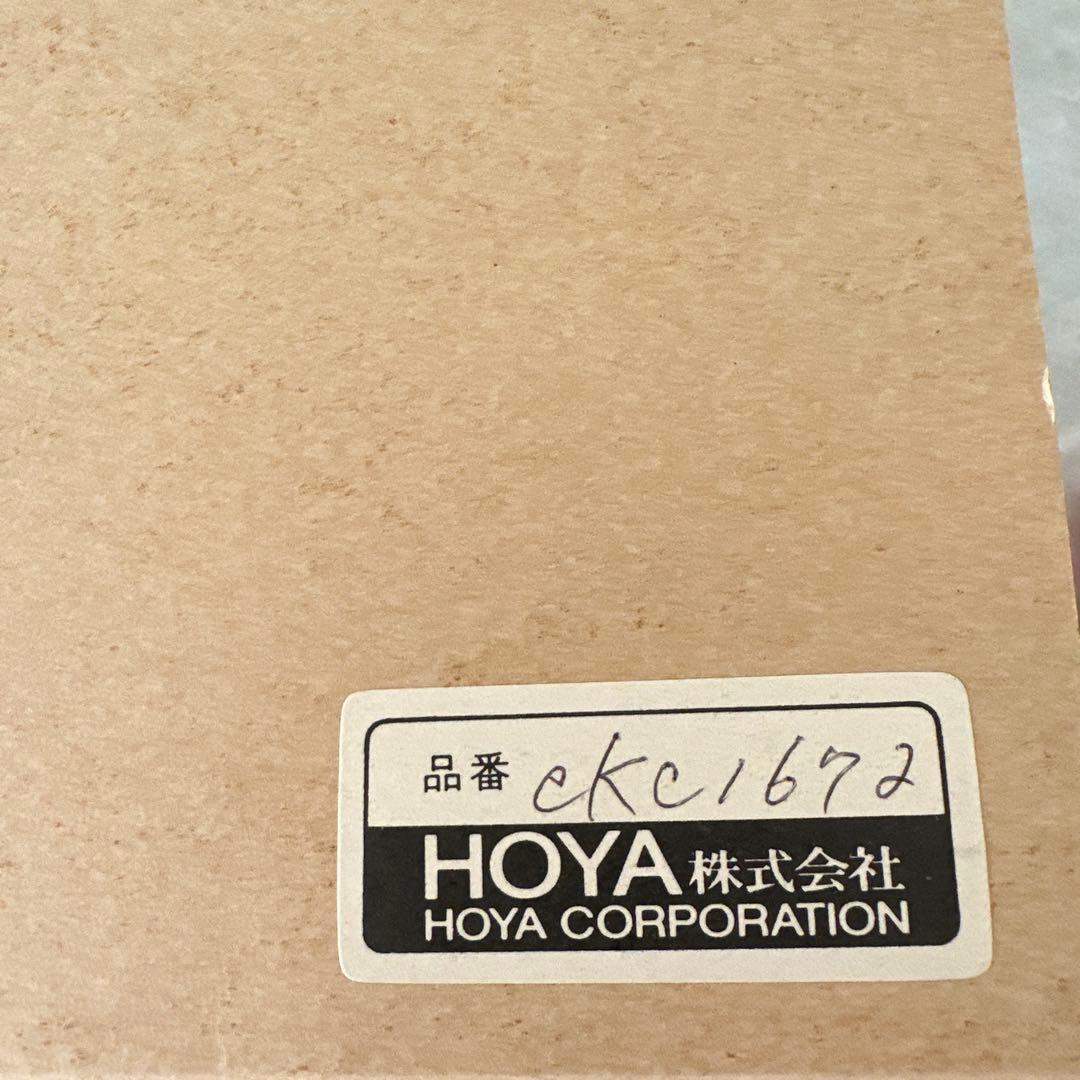 【未使用】河上恭一郎　菊繁捻文 切子鉢 5点 HOYAクリスタル ガラス