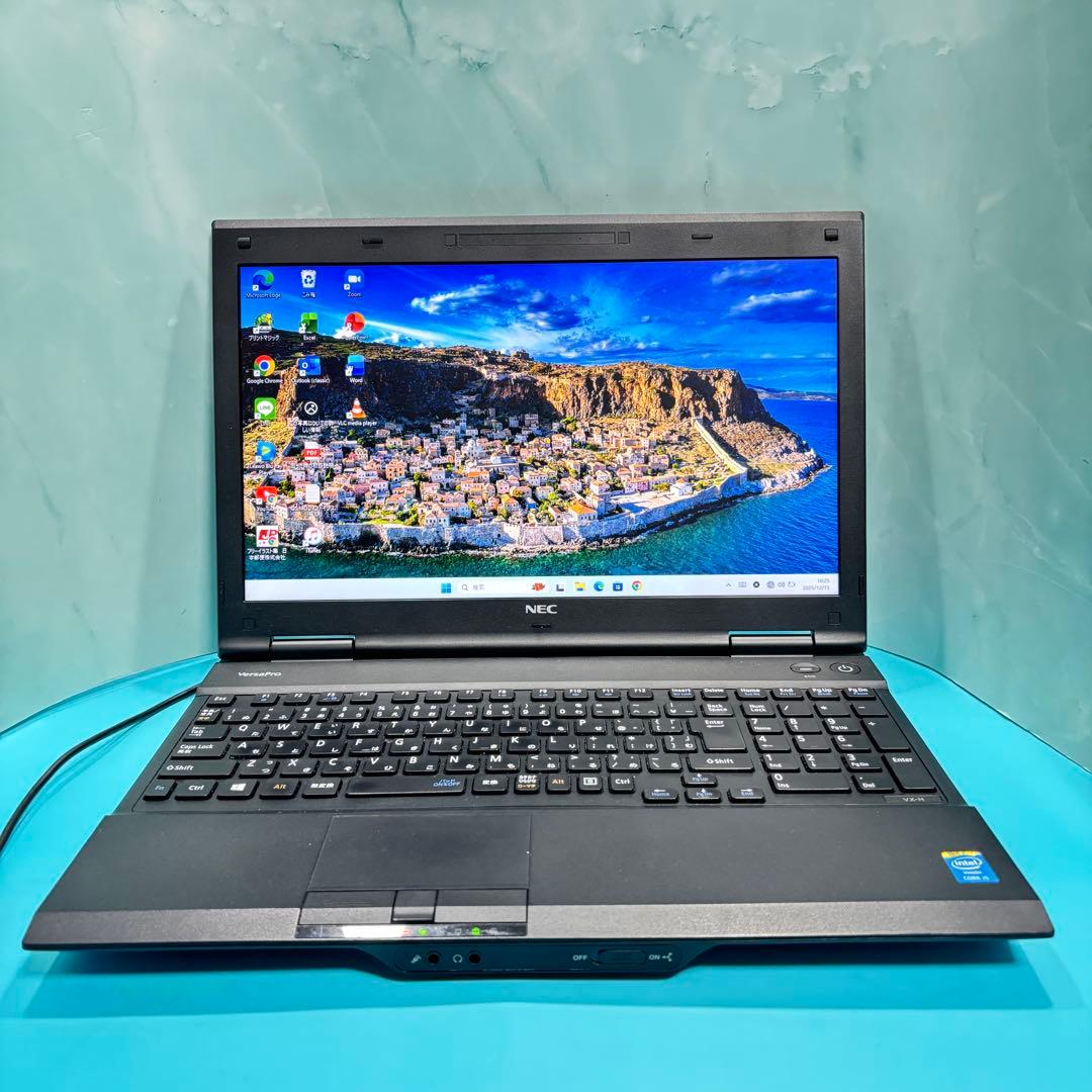 動作確認済◎美品★オフィス付★NEC★新品爆速SSD＆メモリ8GB★ノートPC★