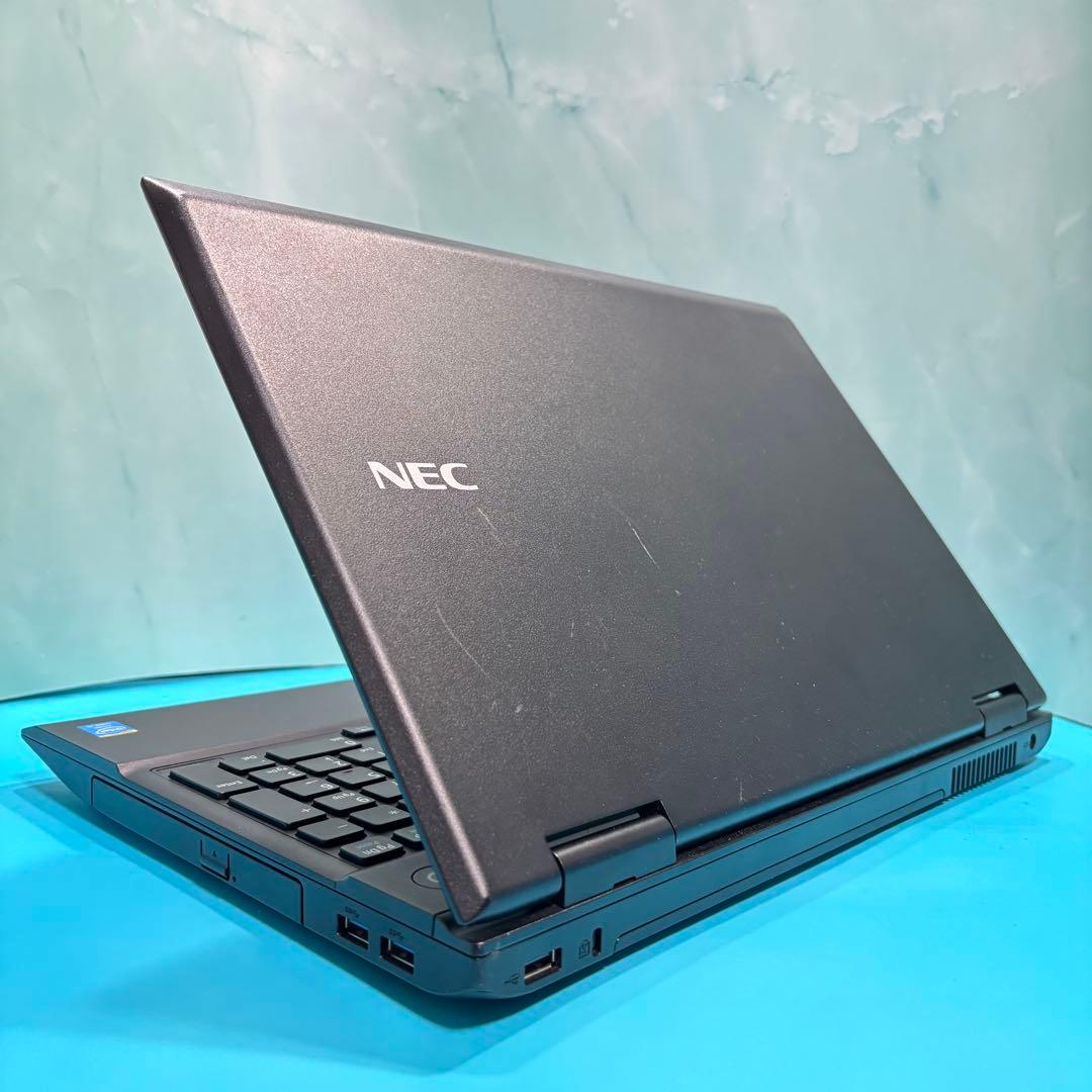 動作確認済◎美品★オフィス付★NEC★新品爆速SSD＆メモリ8GB★ノートPC★