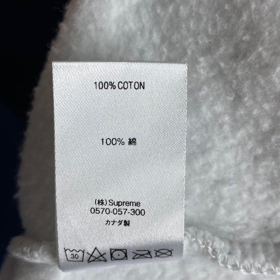 Supreme アーチロゴ パーカー コムドットゆうた着用 青 グレー