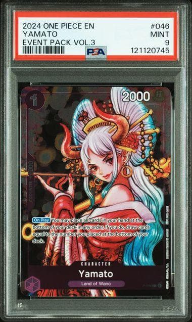 PSA9 2024 ONE PIECE EN ヤマト(Yamato) ホロ仕様