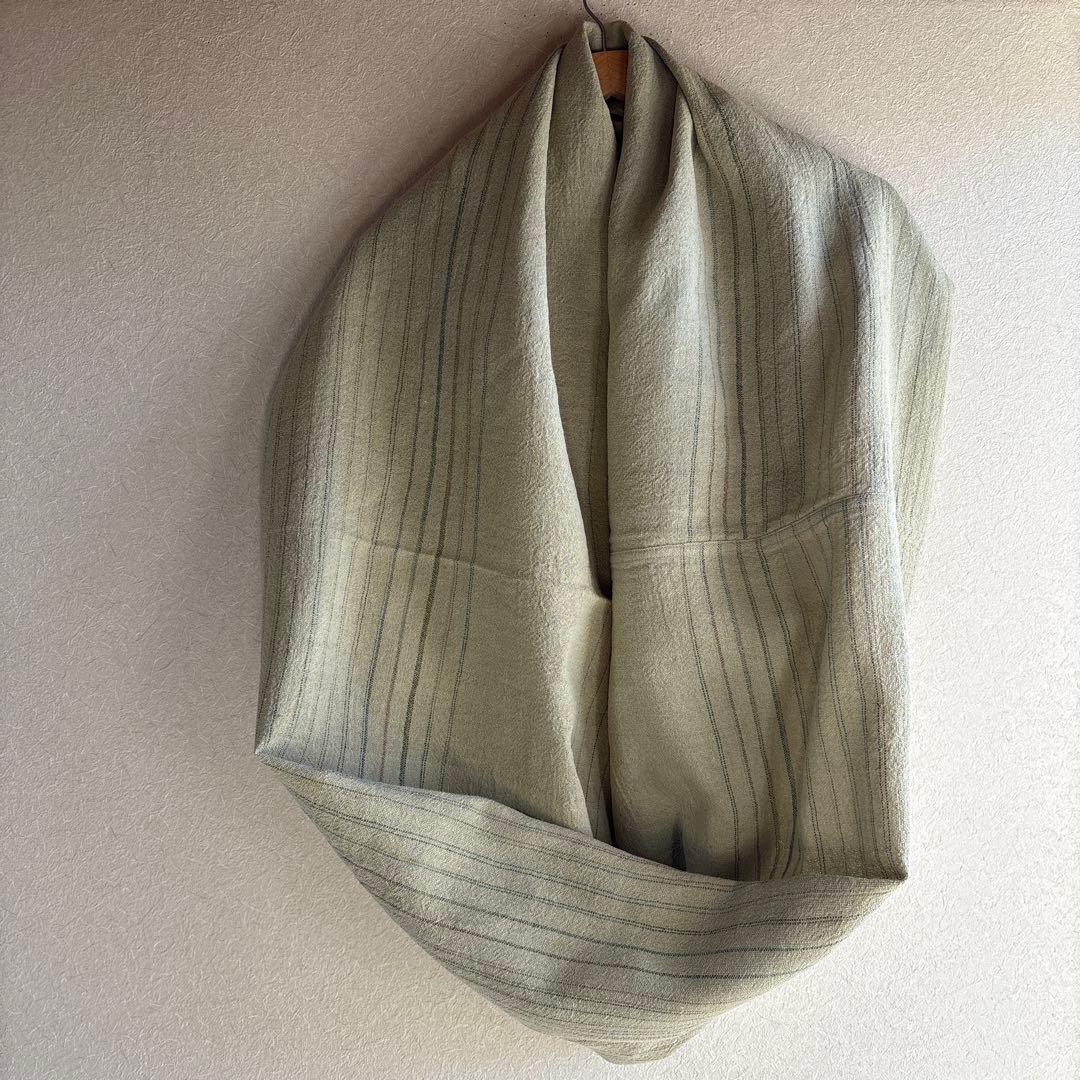 うさとの服  usaato ヘンプ100 輪っかストール 巻きスカート新品同様