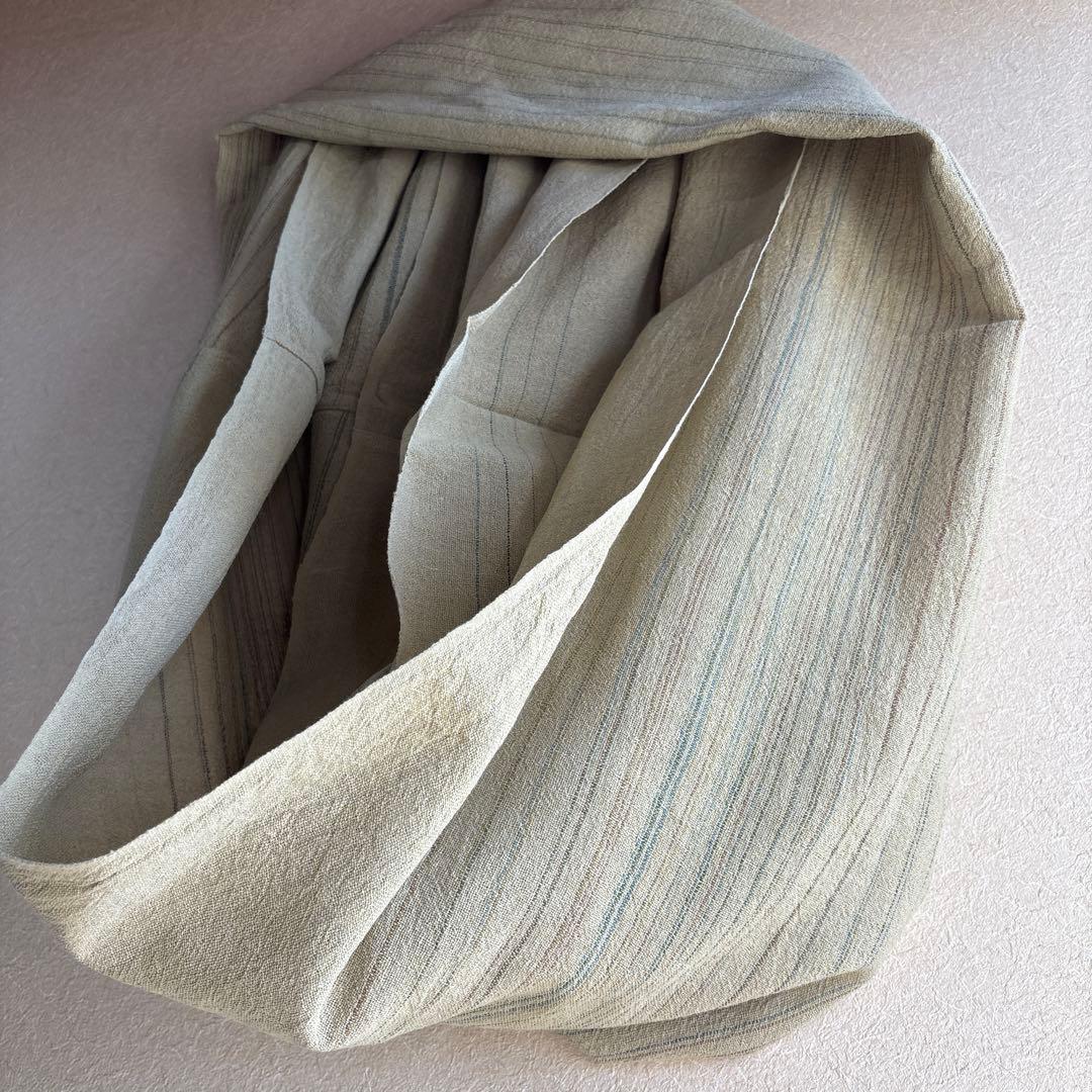 うさとの服  usaato ヘンプ100 輪っかストール 巻きスカート新品同様