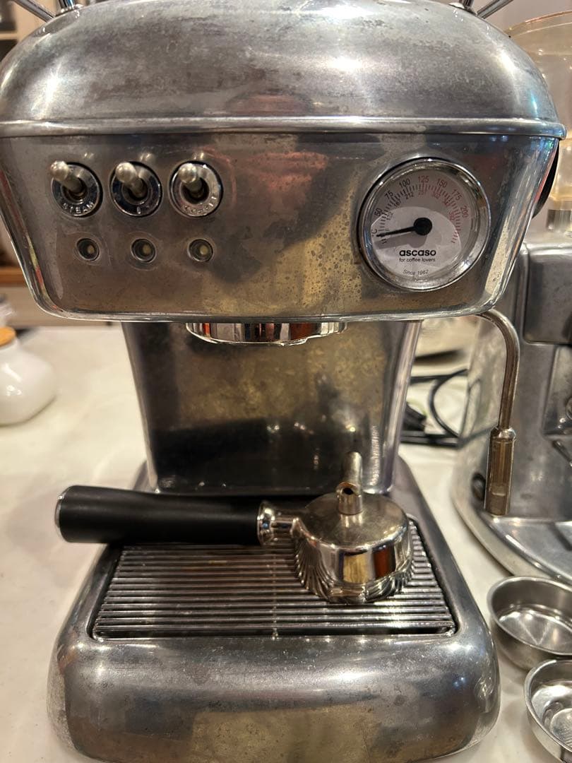 ascasoアスカソドリーム　エスプレッソマシン　グラインダー