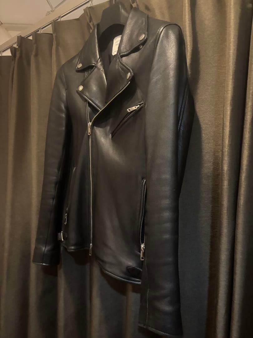 UNITED TOKYO ダブルライダース レザージャケット ブラック 日本製