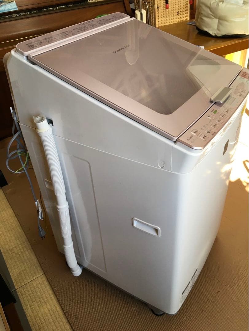 【送料込】シャープ 洗濯乾燥機 ES-GX850 8kg ピンク