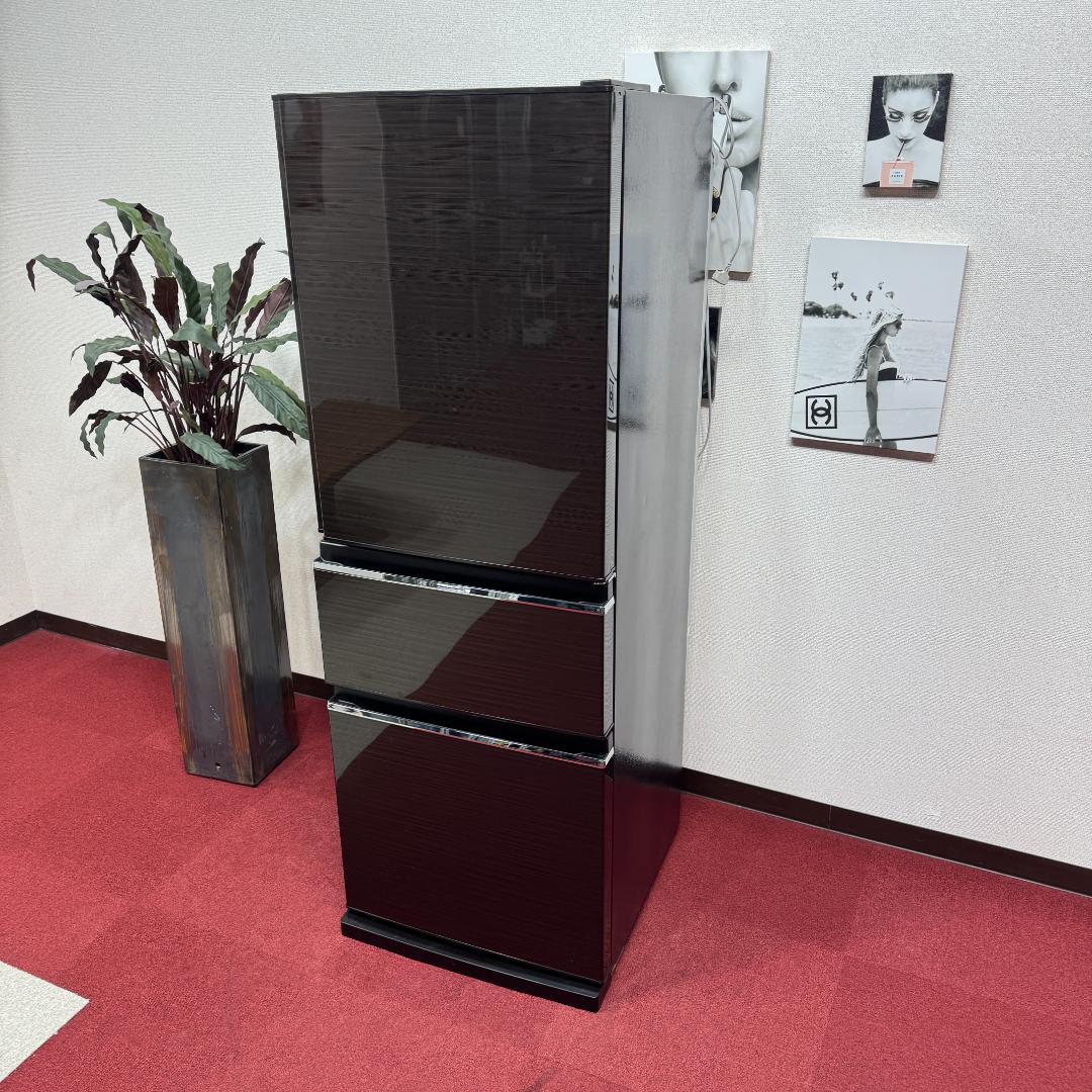 東京23区送料無料　超美品三菱3ドア冷蔵庫2020年製　330L　洗浄/除菌済み