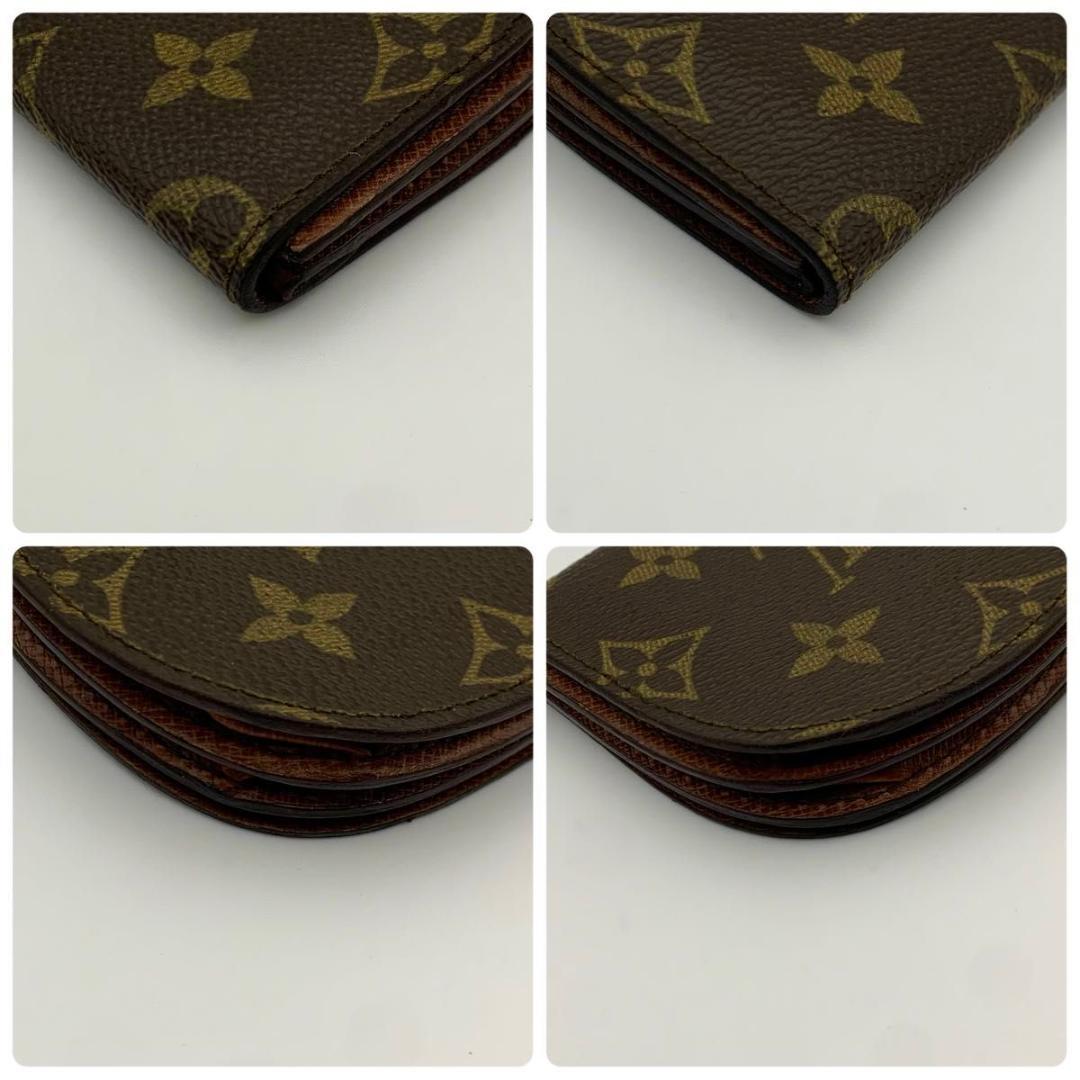 鑑定済み ルイヴィトン ポルトモネ グゼ ケース 財布 コンパクト 茶