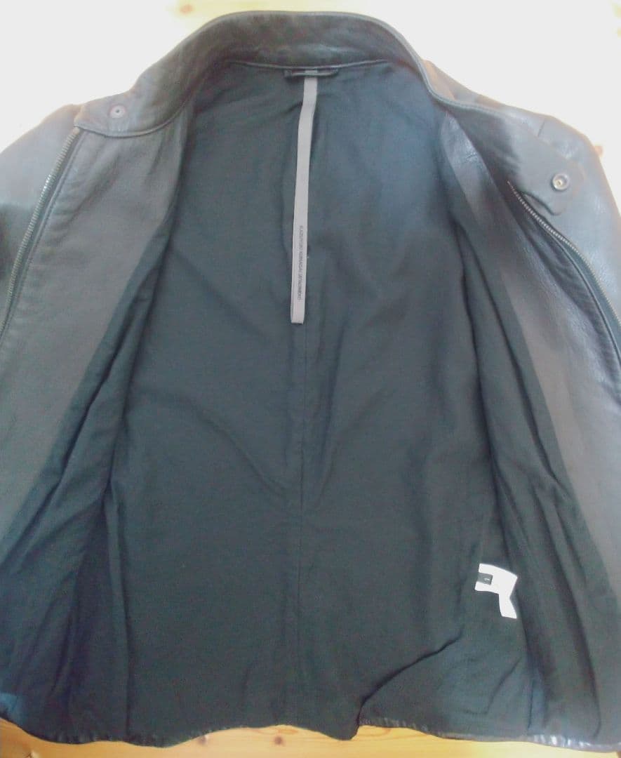 美品　ディアスキン シングルライダースジャケット　ATTACHMENT　鹿革