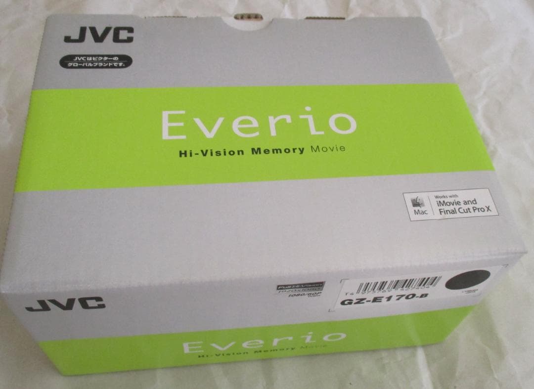 【美品】JVC Everio FULL HD GZ-E170 ビデオカメラ 本体