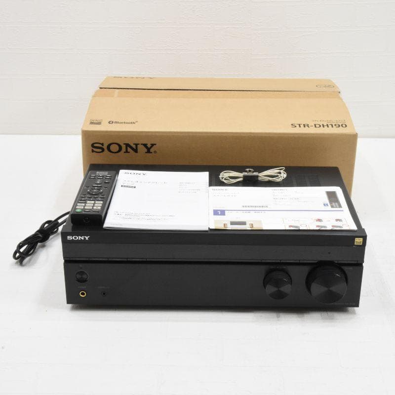 美品 SONY STR-DH190 ステレオアンプ 取説元箱あり
