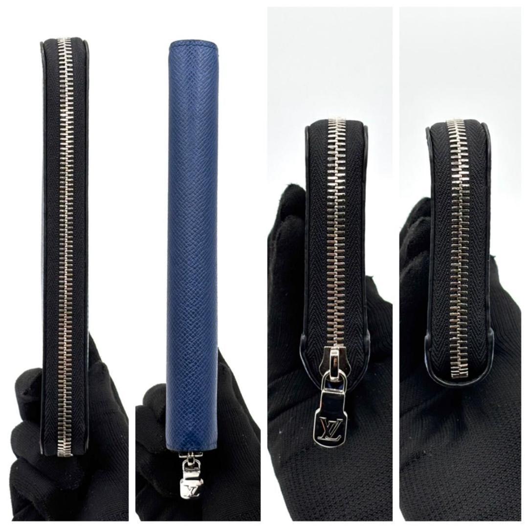 新品に近い ルイヴィトン ジッピーウォレット ヴェルティカル タイガラマ 青