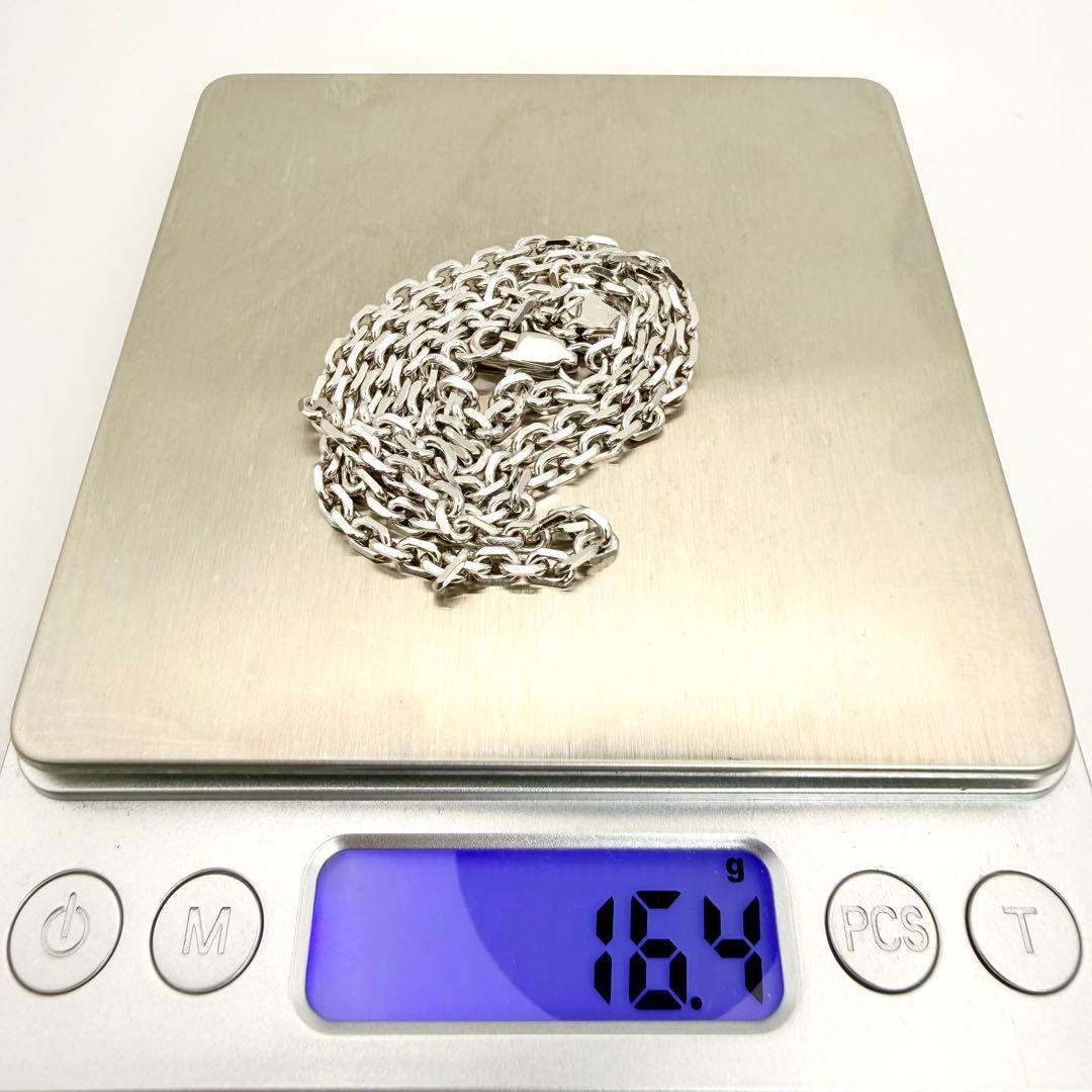 ●【極美品】SAAD ステンレス アズキ チェーン 4.0mm幅 55cm