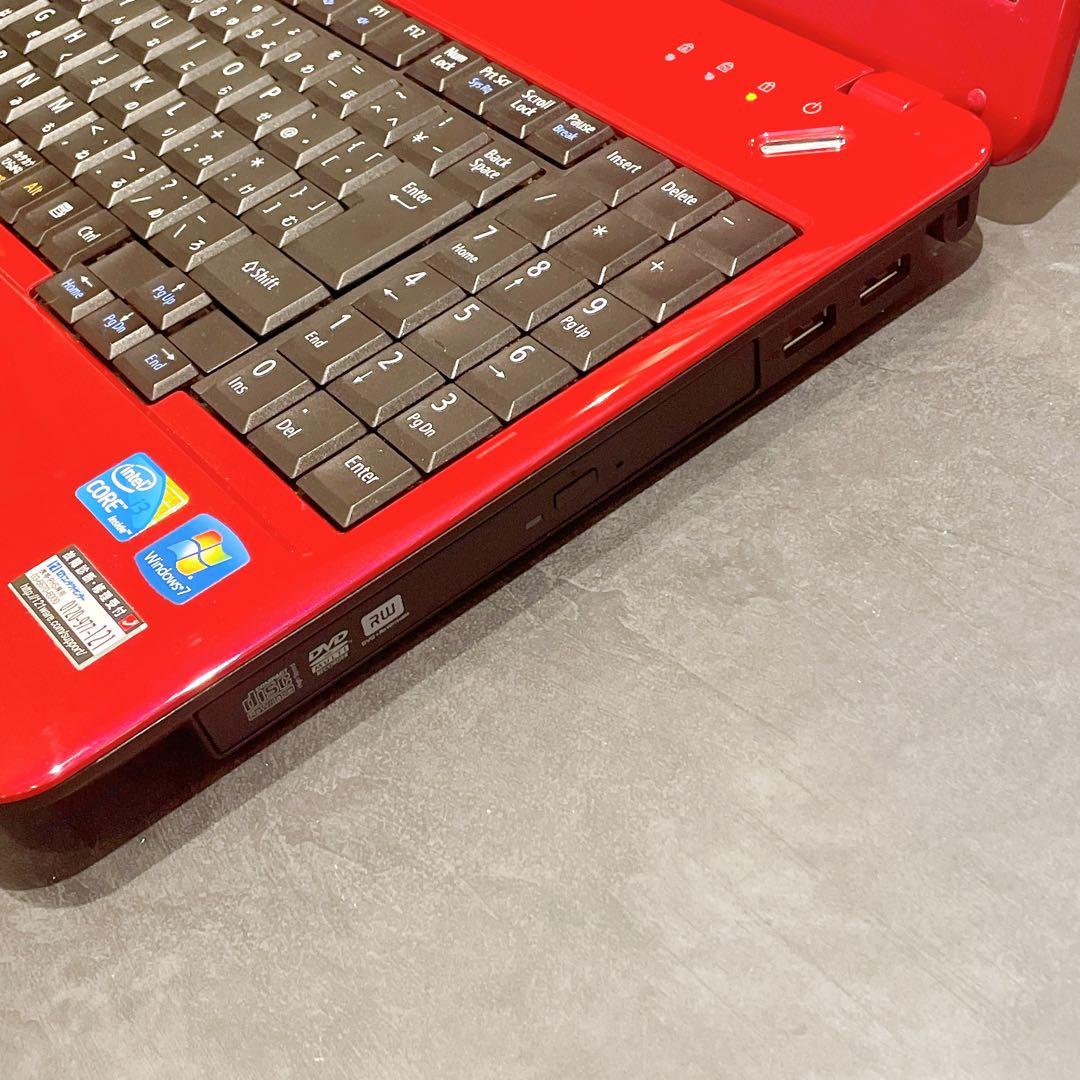 すぐ使える！大人気レッドNECノートパソコン✨オフィス付き✨