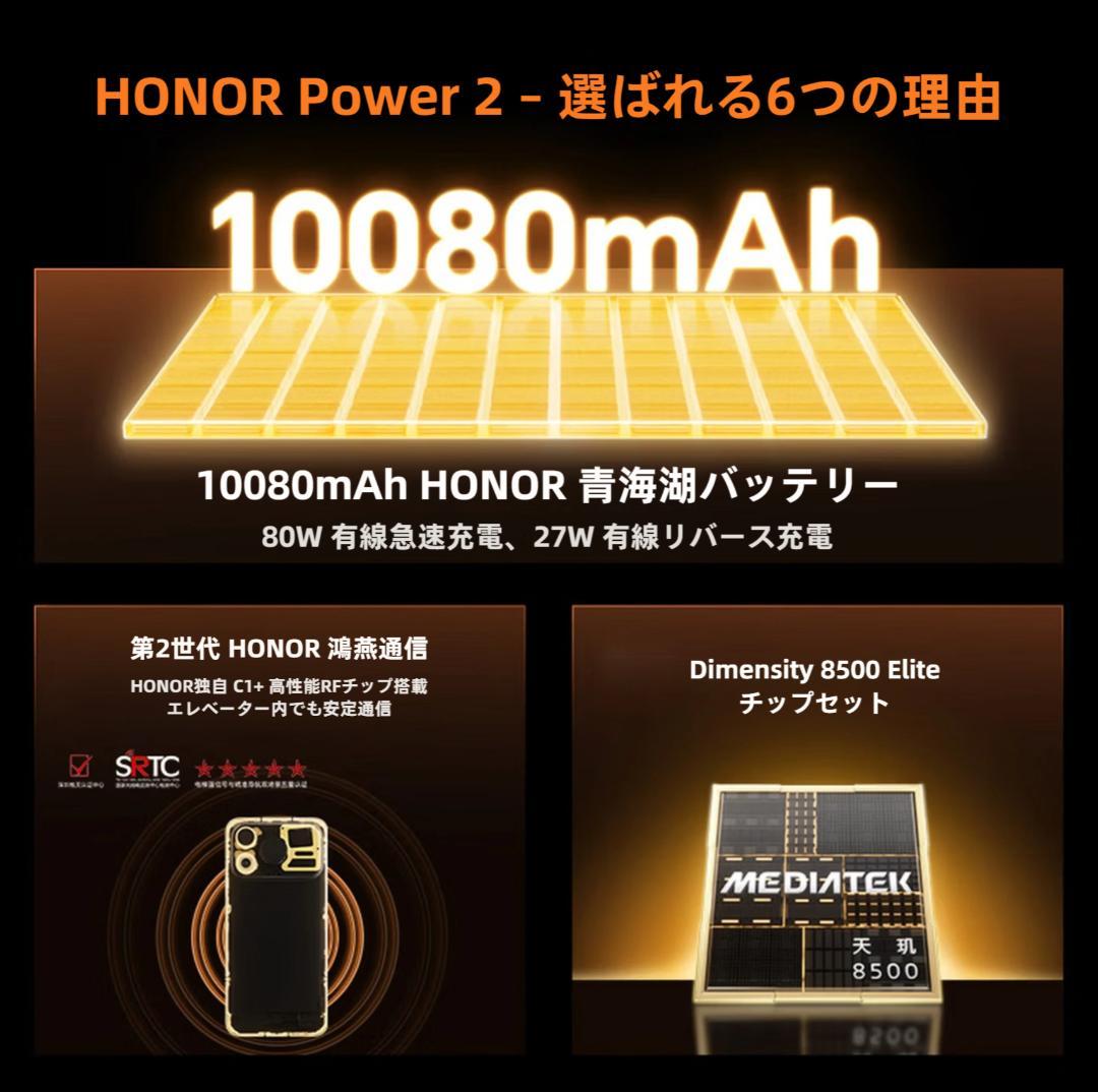 【新品未開封】HONOR Power 2 12GB/256GB 中国版