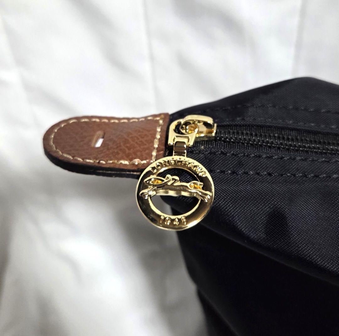 【新品】LONGCHAMP ル プリアージュ トラベルバッグ L 黒×茶