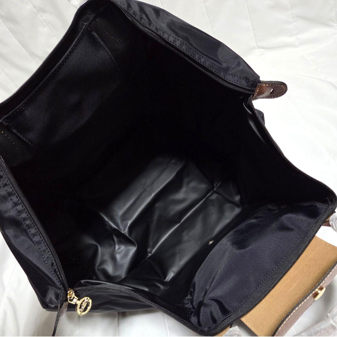 【新品】LONGCHAMP ル プリアージュ トラベルバッグ L 黒×茶