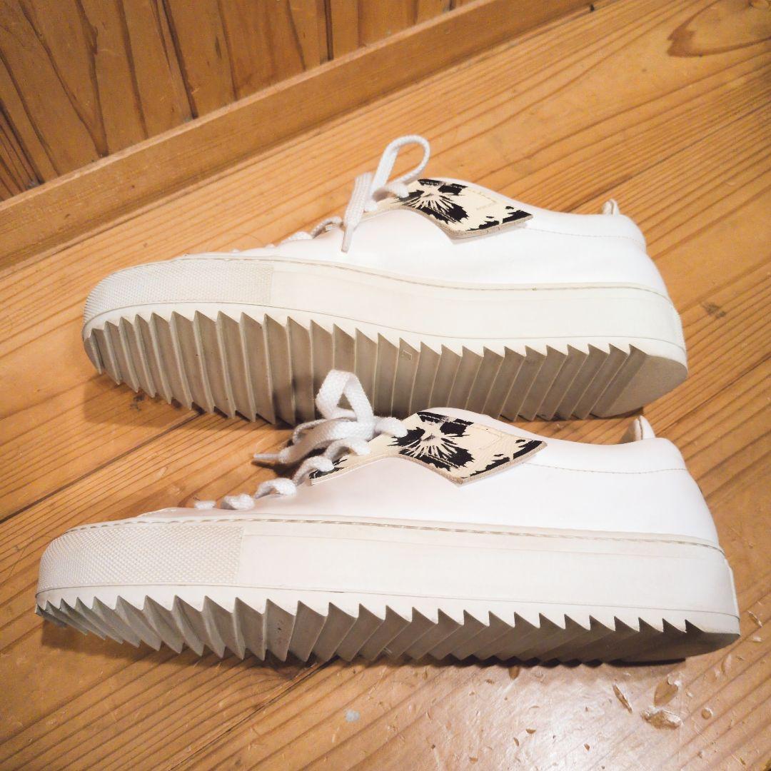 【定価6万超え・イタリア製】OAMC パッチスニーカー 白 27.5cm 希少