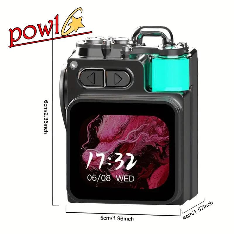 ミニポータブルサブウーファースピーカーLEDタッチスクリーン搭載強力ステレオ