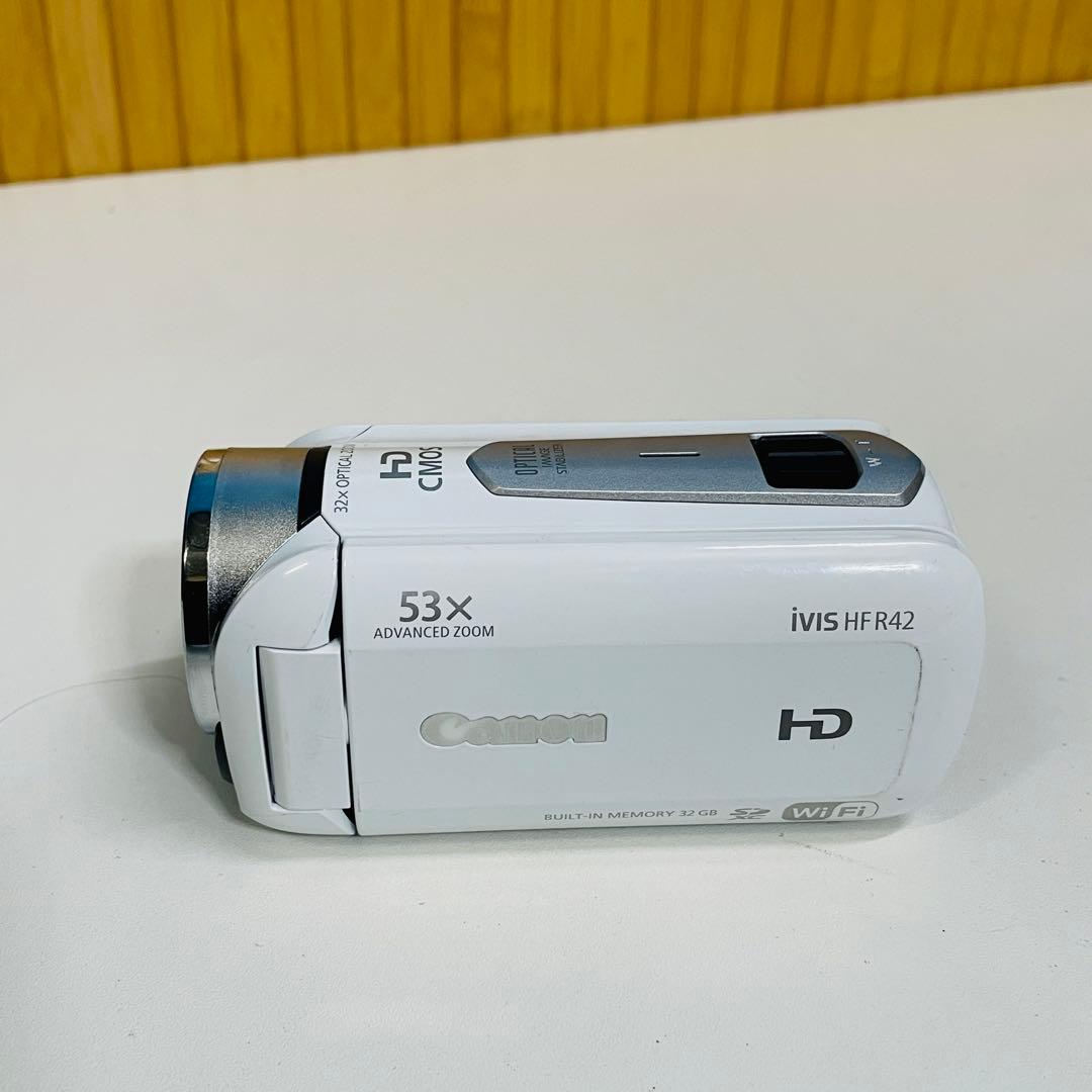 動作確認済み Canon iVIS HF R42 ビデオカメラバッテリーなし