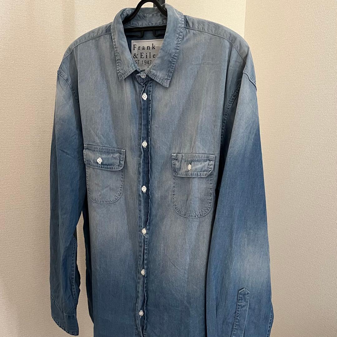 【希少❗️別注】 フランク&アイリーン デニムシャツ アメリカ製 ビンテージ