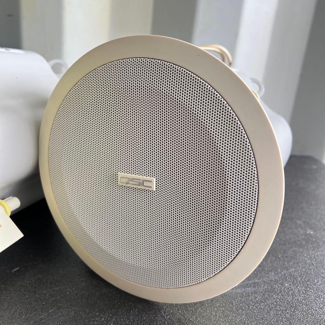 96美品✨　QSC 天井埋め込みスピーカー　AD-C42T