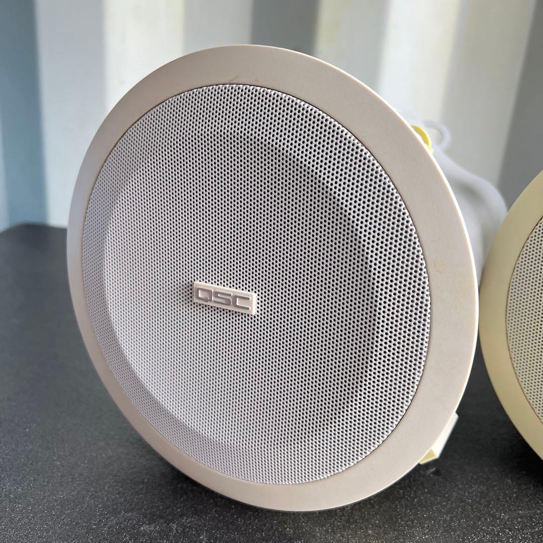 96美品✨　QSC 天井埋め込みスピーカー　AD-C42T