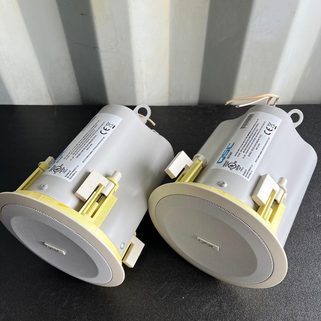 96美品✨　QSC 天井埋め込みスピーカー　AD-C42T