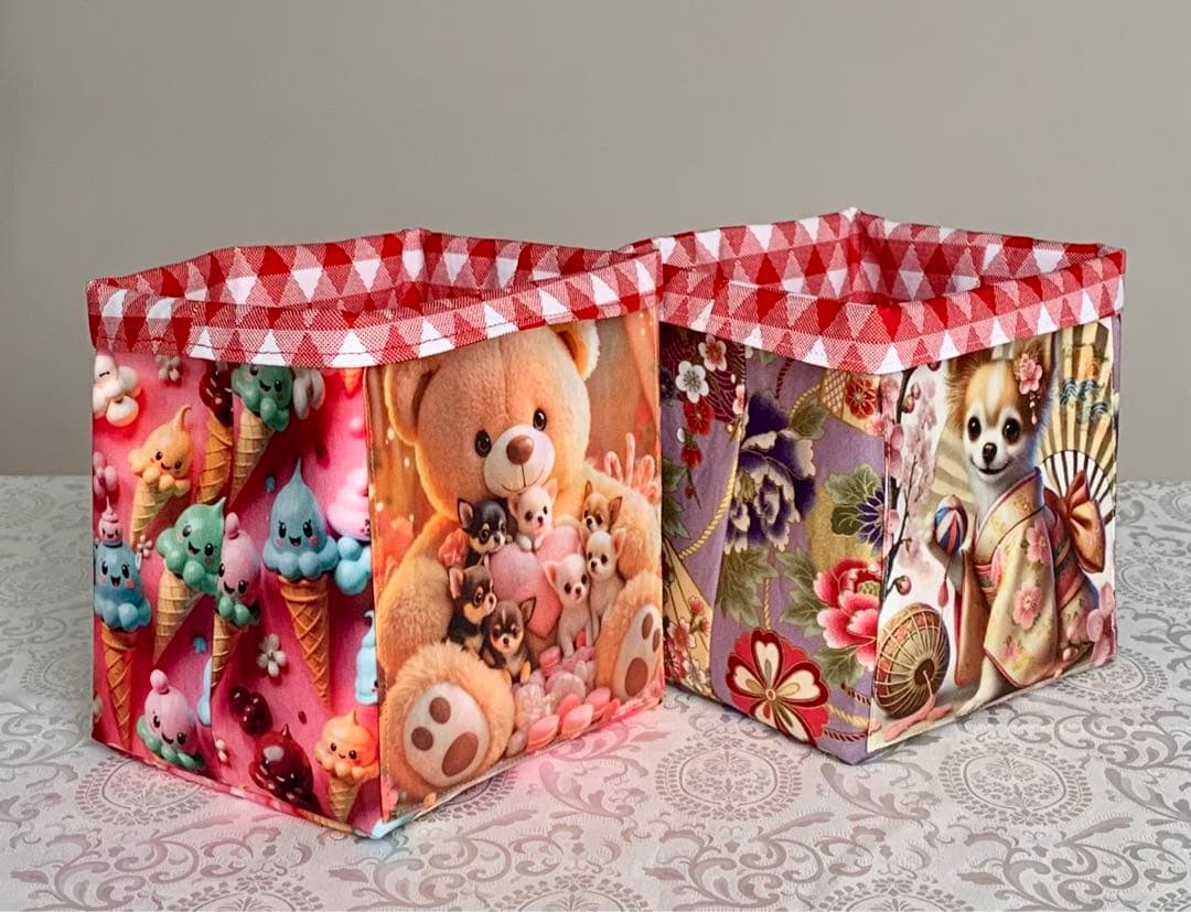 ななちゃん　チワワちゃん　トートバッグ　小物入れ