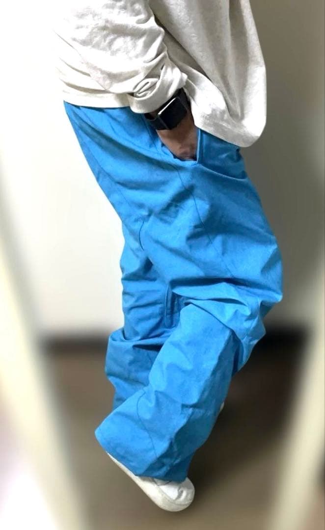 人気美品❗️ VOLCOM ボルコム　スノーボードパンツ　ブルー　メンズ　Mサイズ