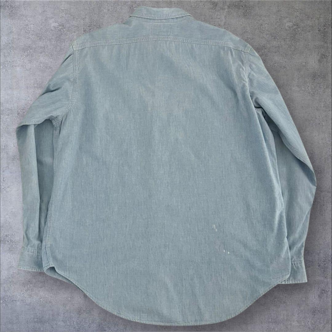 90s USA製 Polo Ralph Lauren シャンブレーシャツ XL