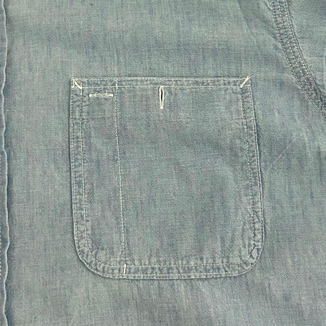 90s USA製 Polo Ralph Lauren シャンブレーシャツ XL