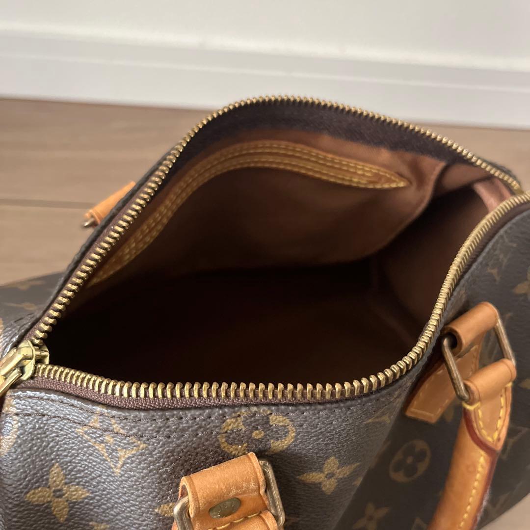 Louis Vuitton モノグラム ハンドバッグ スピーディ25 南京錠