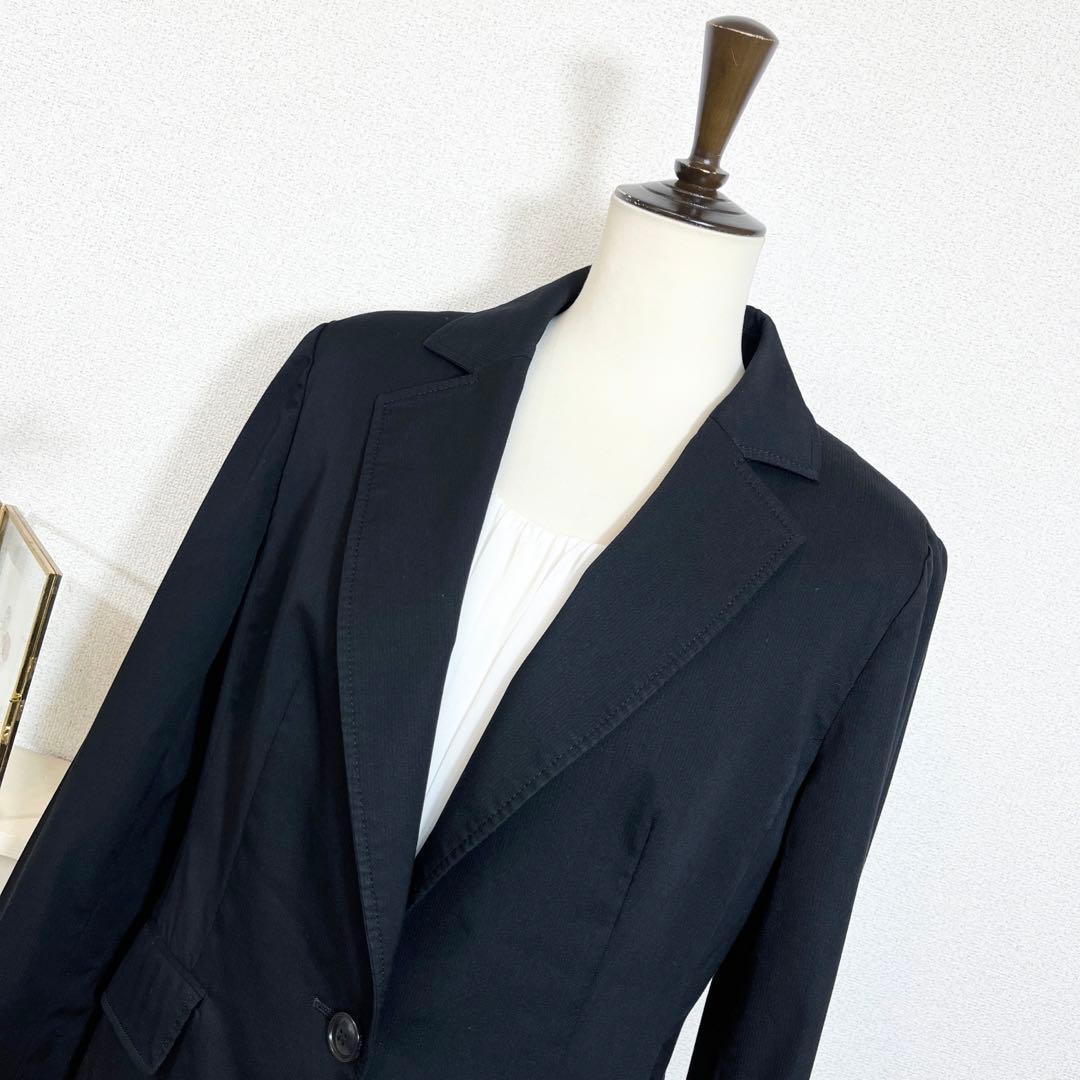 23区　パンツスーツ　セットアップ　大きいサイズ46　エレガンス　高級　ブラック