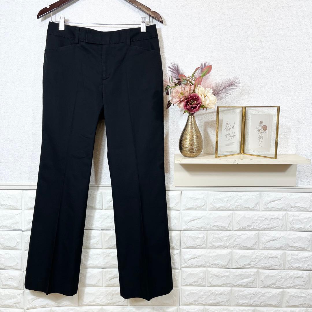 23区　パンツスーツ　セットアップ　大きいサイズ46　エレガンス　高級　ブラック