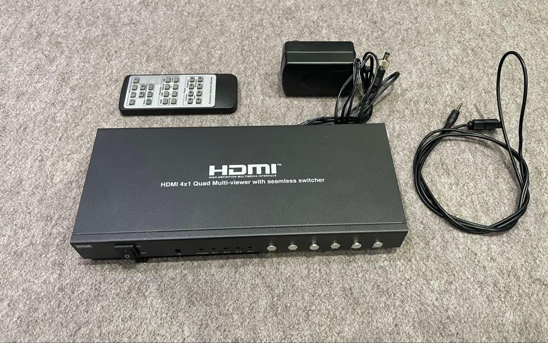HDMI 4x1 Quad Multi-viewer 美品
