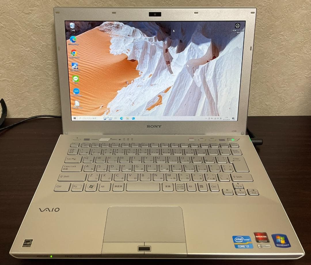 Win10 SONY VAIO i7 8GB SSD240GB 純正ACアダプタ