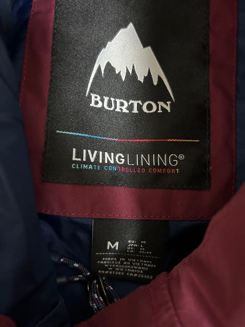 BURTON スノーボードウェア Mサイズ