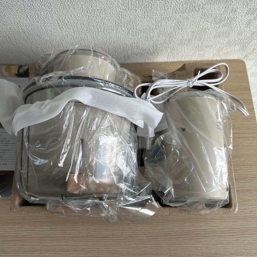 レコルテ フードプロセッサーコンボ RCP-6(W) クリームホワイト