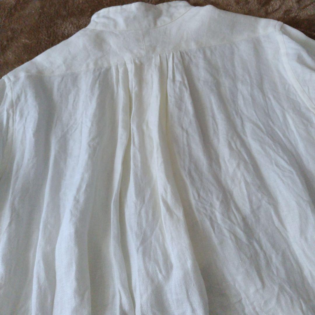 DJANGO ATOUR　ジャンゴアトゥール　ウィングカラーリネンシャツ　S