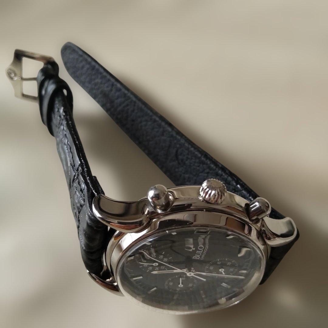 Bulova クラシック・クォーツクロノグラフBOX保証書ギャランティカード付