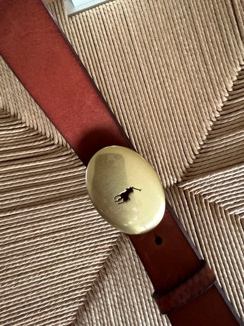 Ralph Lauren レザー ベルト ブラウン　未使用