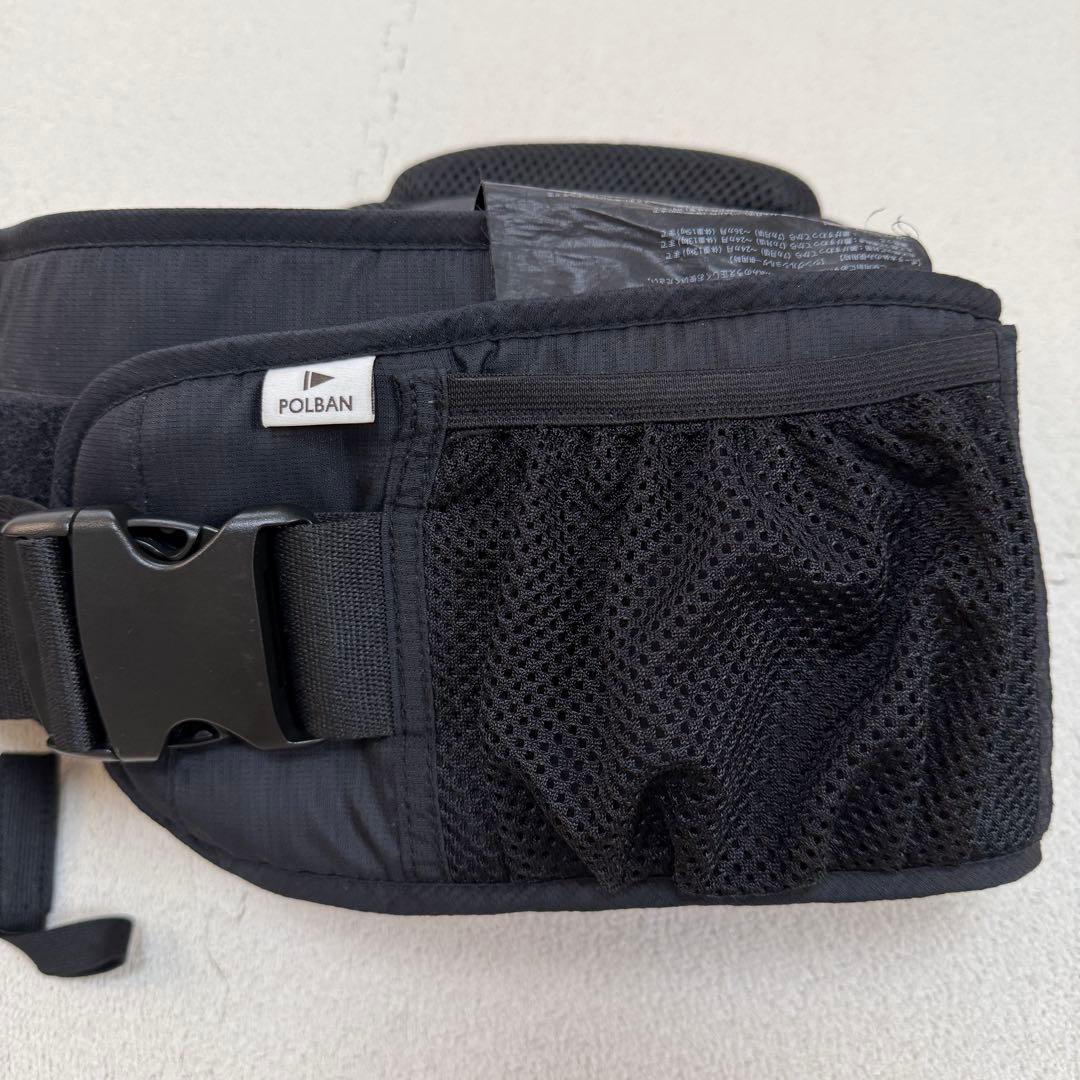 ポルバン アドバンス ヒップシート RipStopBlack ブラック 3way