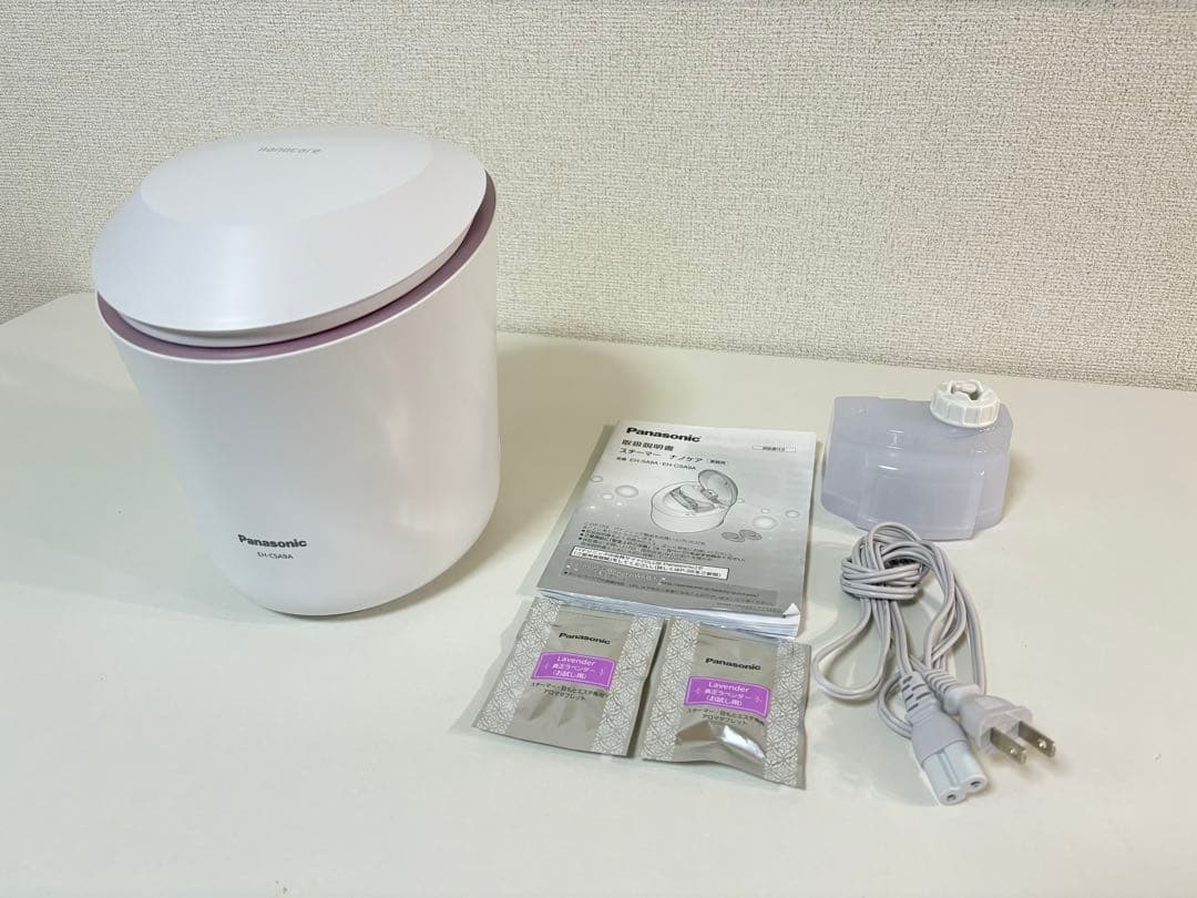 【美品】【送料込み】Panasonic フェイススチーマー ホワイト